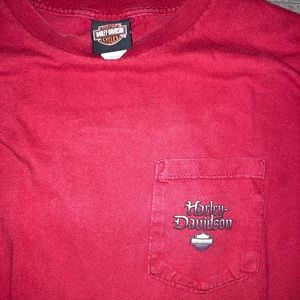 Red Harley Davidson long sleeve